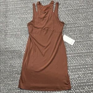 Lululemon | Ribbed Cotton Modal Cut-Out Dress